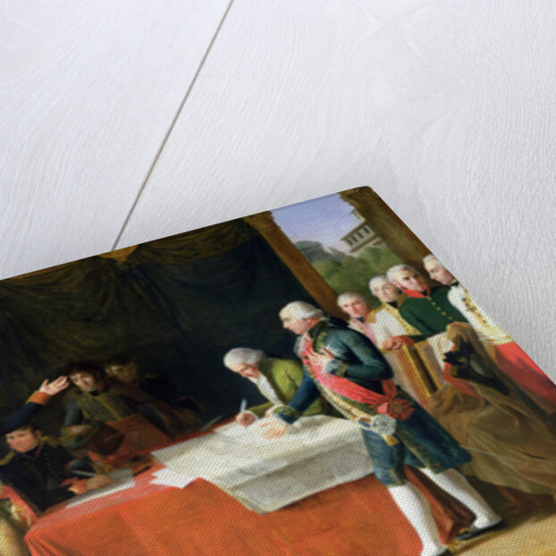 Preliminaries of the Peace Signed at Leoben, 17th April 1797, 1805 by Guillaume Lethiere