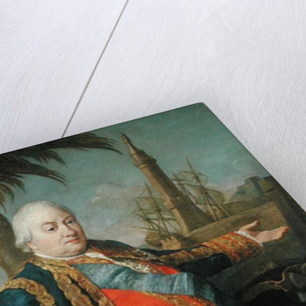 Pierre de Suffren-Saint-Tropez Vice Admiral of France by Pompeo Girolamo Batoni