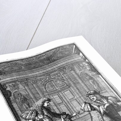 Scene from 'Le Misanthrope' by Moliere by Pierre (after) Brissart