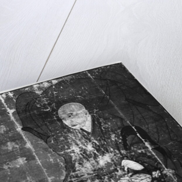 Portrait of Jishin Osho, 14th century by School Japanese