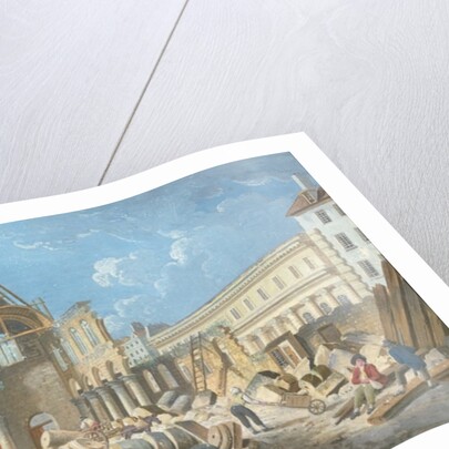 Demolition of the Couvent des Cordeliers, c.1802 by Pierre Antoine Demachy
