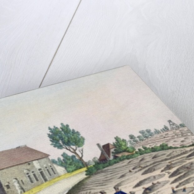 The Belle Alliance Farm after the Battle of Waterloo, 18th June 1815 by Friedrich Fleischmann