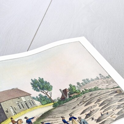 The Belle Alliance Farm after the Battle of Waterloo, 18th June 1815 by Friedrich Fleischmann