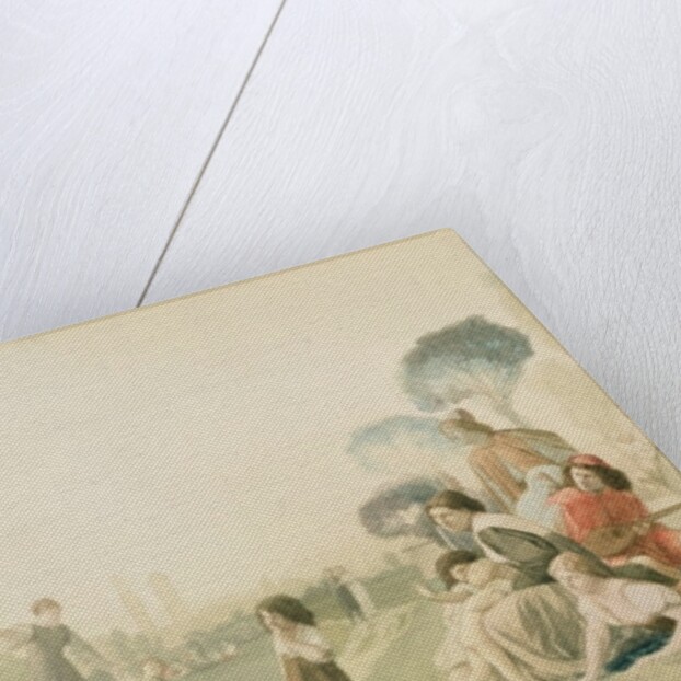 Dante Meditating in the Cascine Garden, Florence by Jean Leon Gerome