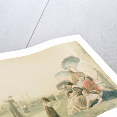 Dante Meditating in the Cascine Garden, Florence by Jean Leon Gerome