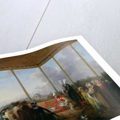 Audience Given in Constantinople by the Grand Vizier Aimali Carac for Francois-Emmanuel Guignard Comte de Saint-Priest, 18th March 1779 by Francesco Giuseppe Casanova