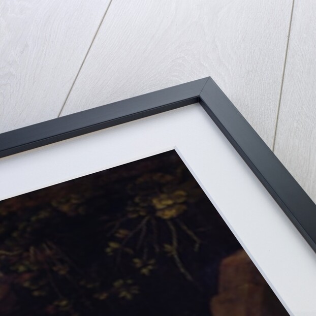 St. Francis of Assisi Consoled by an Angel Musician by Italian School