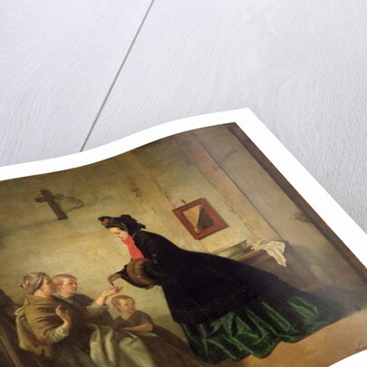 Empress Eugenie Visiting the Unfortunate, 1864 by Paul Leon Lucien Gopil