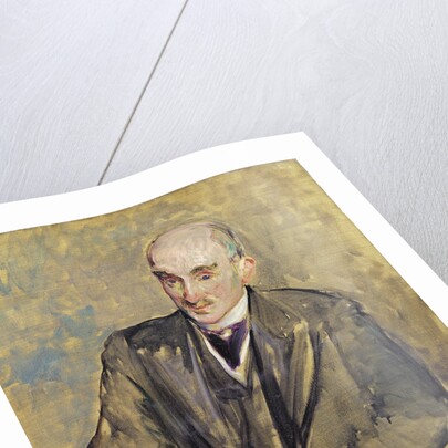 Study for a portrait of Henri Bergson 1911 by Jacques-Emile Blanche