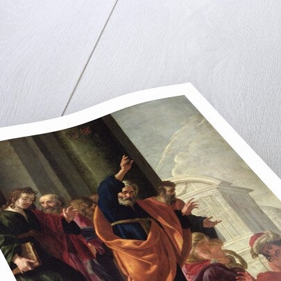 The Death of Sapphira and Ananias, c.1632 by Aubin Vouet