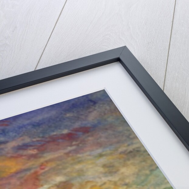 Landscape with Setting Sun, 19th century by Auguste Francois Ravier