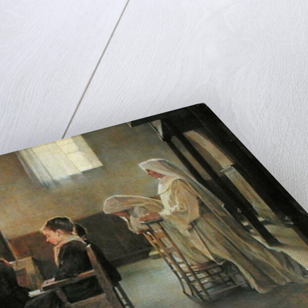 The Eve of the First Communion, before 1890 by Henri Alphonse Louis Laurent-Desrousseaux