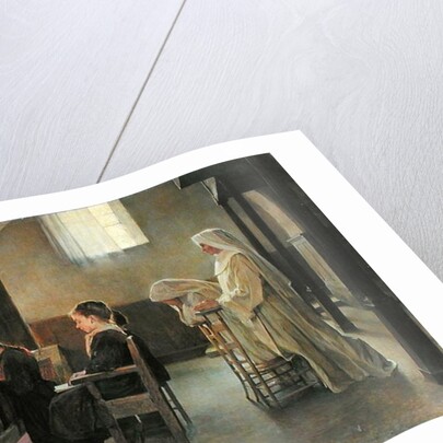 The Eve of the First Communion, before 1890 by Henri Alphonse Louis Laurent-Desrousseaux