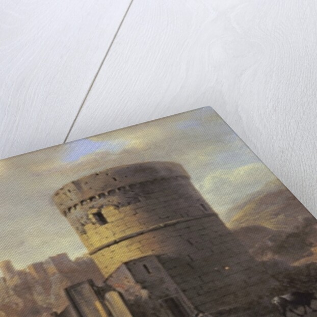 Roman Landscape: The Tomb of Cecilia Metella by Jacob de Heusch