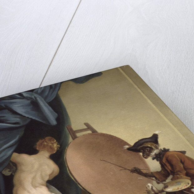 The Monkey Painter by Jean Baptiste Deshays de Colleville
