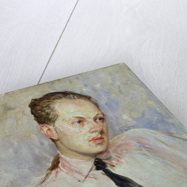 Study for a portrait of Pierre Drieu La Rochelle 1924 by Jacques-Emile Blanche