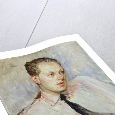 Study for a portrait of Pierre Drieu La Rochelle 1924 by Jacques-Emile Blanche