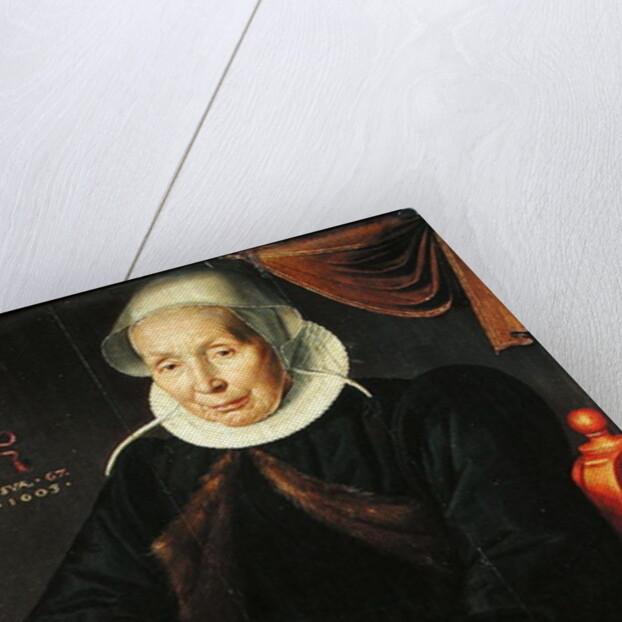 Portrait of an Elderly Woman, 1603 by Aert Pietersz.