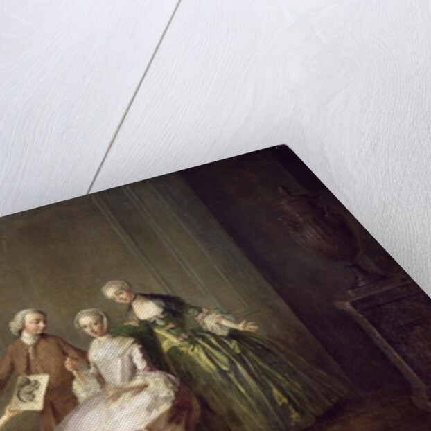 Family in an Interior with Squirrels, possibly the Burton Family from Eltham, Kent, 1755-60 by Philippe Mercier