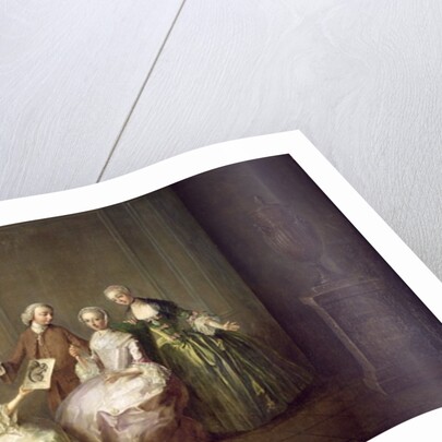 Family in an Interior with Squirrels, possibly the Burton Family from Eltham, Kent, 1755-60 by Philippe Mercier