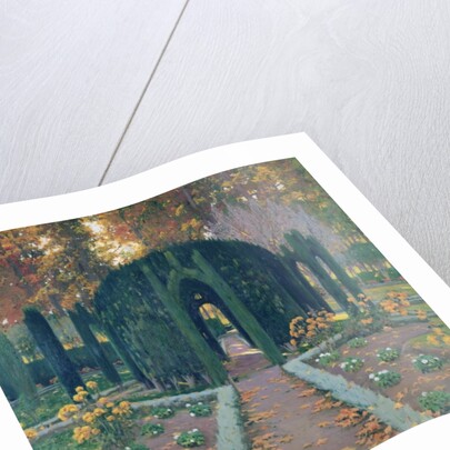 La Glorieta 1909 by Santiago Rusinol i Prats