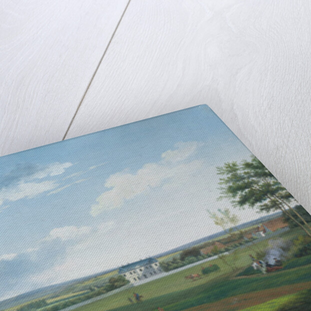 The Chateau d'Etry and the Park Occupied by Cossacks in 1814 by J. Randon