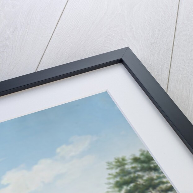 The Chateau d'Etry and the Park Occupied by Cossacks in 1814 by J. Randon