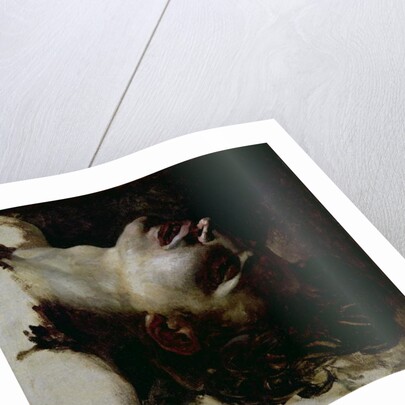 Head of a Dead Young Man, before 1819 by Theodore Gericault