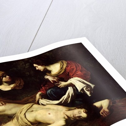 St. Sebastian Tended by St. Irene by Nicolas Regnier