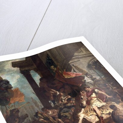 The Justice of Trajan 1840 by Ferdinand Victor Eugene Delacroix