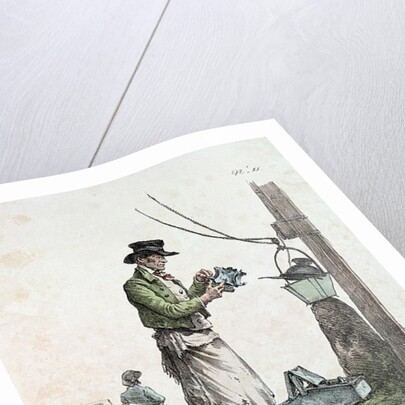 The Lamplighter by Antoine Charles Horace Vernet