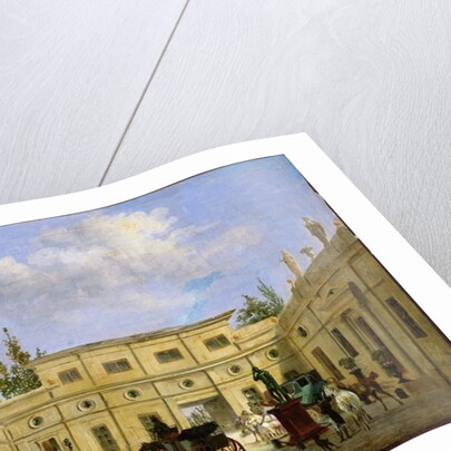 View of Cite Odiot by Jacques Francois Joseph Swebach