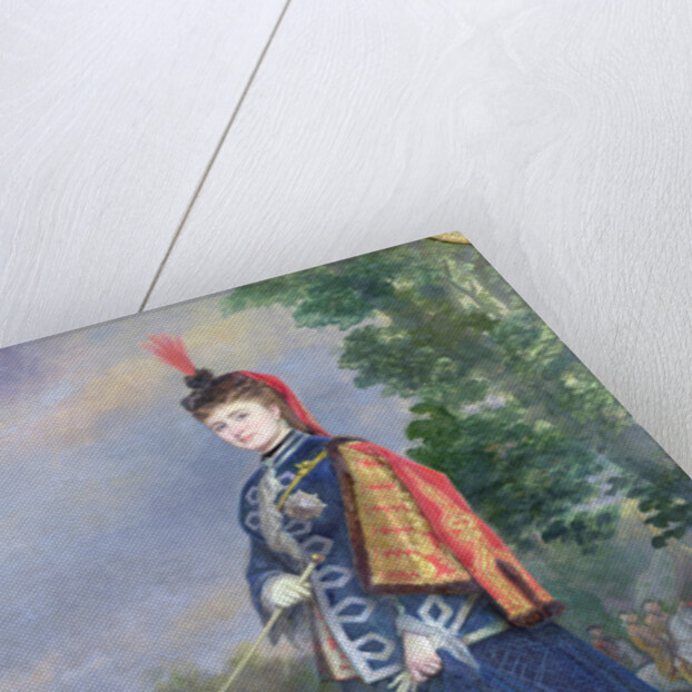 Hortense Schneider in the role of the Grand Duchess in 'La Grande Duchesse de Gerolstein' by Jacques Offenbach 1874 by Alexis Joseph Perignon