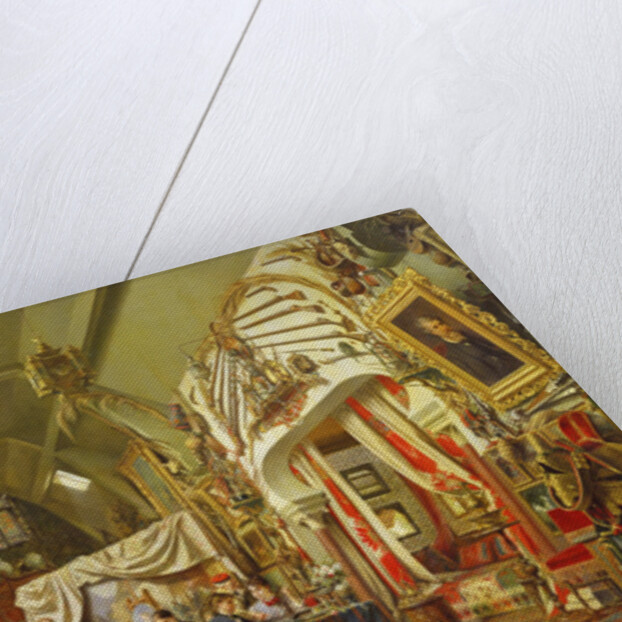 Eugene Giraud in his Studio with his Brother, Charles and his son, Victor by Charles Giraud