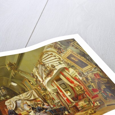 Eugene Giraud in his Studio with his Brother, Charles and his son, Victor by Charles Giraud