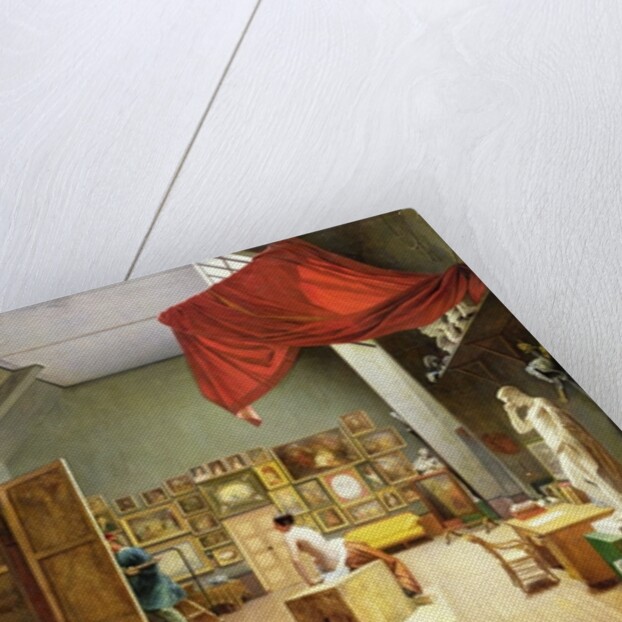 Interior of the Studio of Abel de Pujol 1836 by Adrienne-Marie Grandpierre-Deverzy