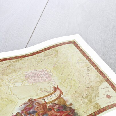 Ms. 986, Vol.3 fol.63 Plan and Map of Toulon by Sebastien Le Prestre de Vauban