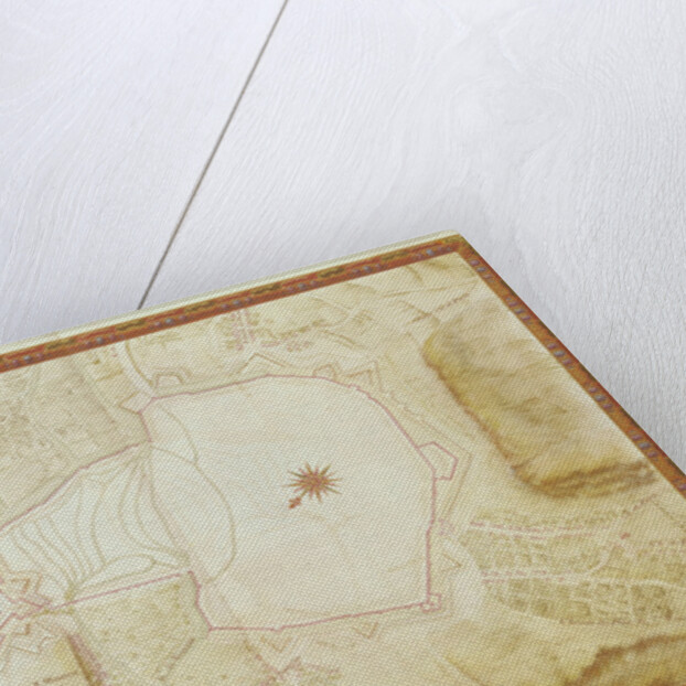 Ms. 988, Vol.3 fol.7 Plan and Map of the town, citadel and surroundings of Amiens by Sebastien Le Prestre de Vauban