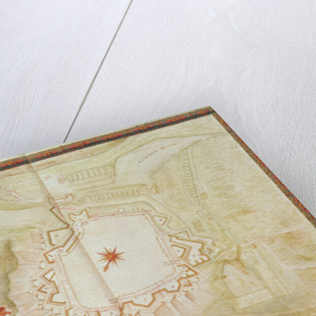 Ms. 988, Vol.3 fol.10 Map of Saint-Quentin by Sebastien Le Prestre de Vauban