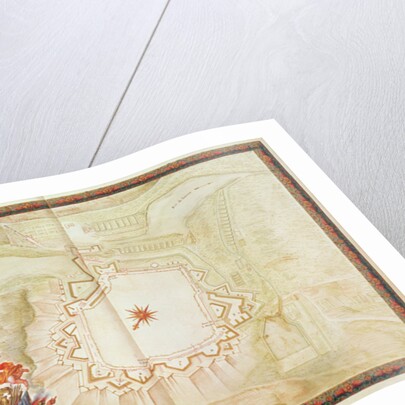 Ms. 988, Vol.3 fol.10 Map of Saint-Quentin by Sebastien Le Prestre de Vauban