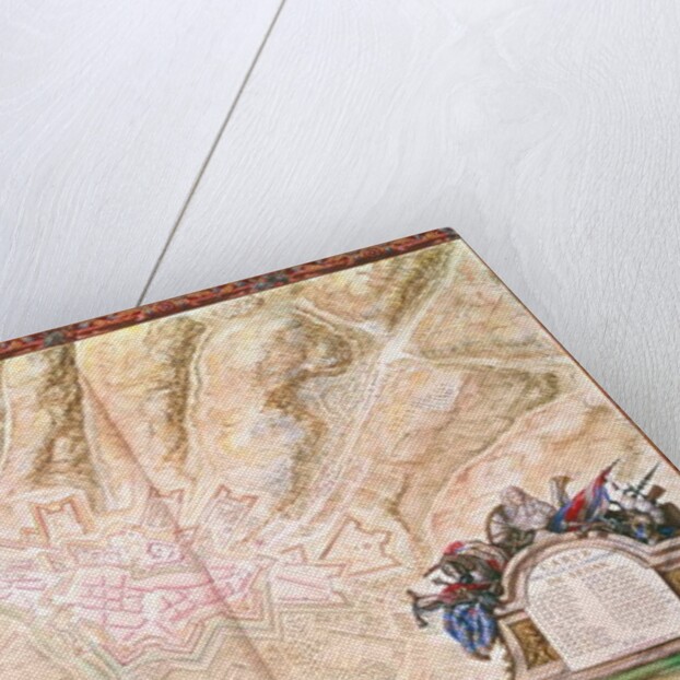 Ms. 988, Vol.3 fol.16 Plan and Map of the town and castle of Sedan by Sebastien Le Prestre de Vauban