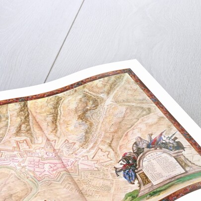 Ms. 988, Vol.3 fol.16 Plan and Map of the town and castle of Sedan by Sebastien Le Prestre de Vauban