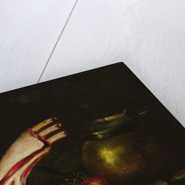 Still Life with Cutlets by Antoine Vollon