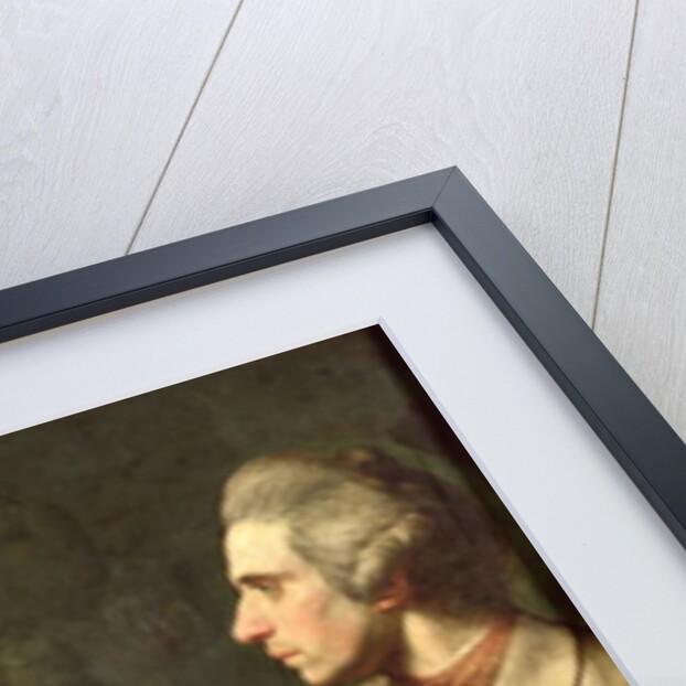 Self Portrait with Dominique Herment 1769 by Dominique Doncre