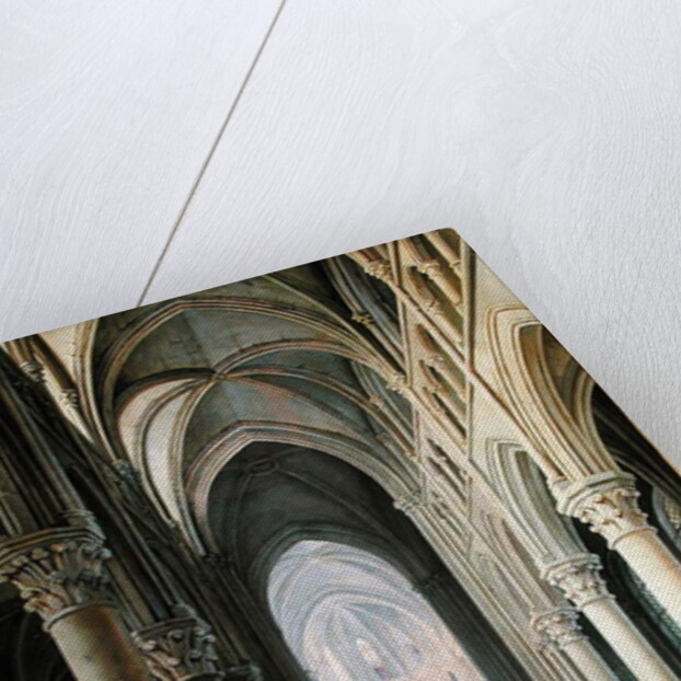 Interior of a Church by Hippolyte Joseph Cuvelier