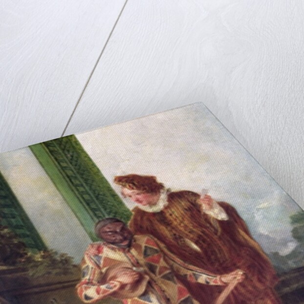 Scene from the Commedia dell'Arte by French School