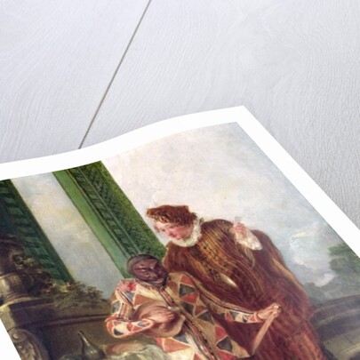 Scene from the Commedia dell'Arte by French School