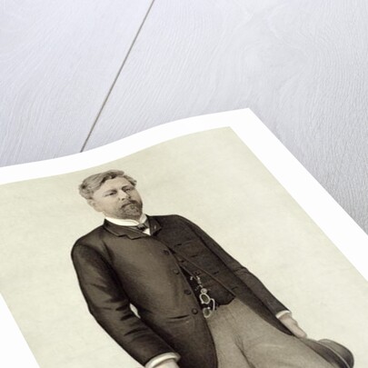Gustave Eiffel from 'Vanity Fair', 11th May 1889 by English School