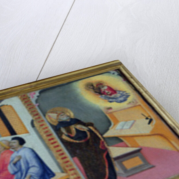 The Dream of St. Jerome and the Apparition of St. Jerome to Sulpicius Severus and St. Augustine, 1444 by Sano di also Ansano di Pietro di Mencio Pietro