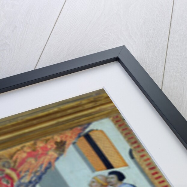 The Dream of St. Jerome and the Apparition of St. Jerome to Sulpicius Severus and St. Augustine, 1444 by Sano di also Ansano di Pietro di Mencio Pietro